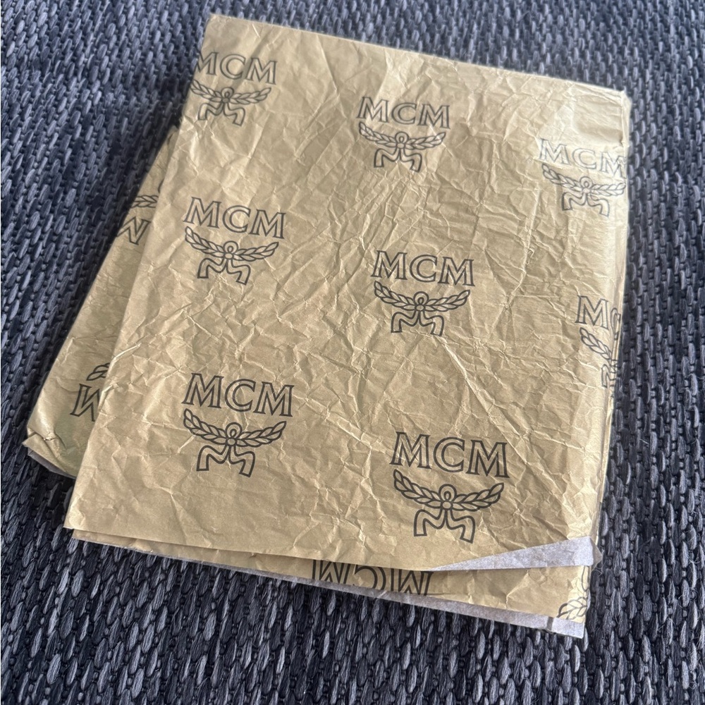 MCM Tissue Paper Elegant Gold Gift Wrap Tissue